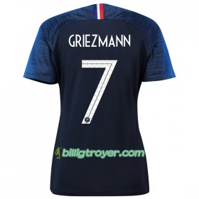 Billige Fotballdrakter Frankrike Griezmann 7 Dame VM 2018 Hjemmedraktsett